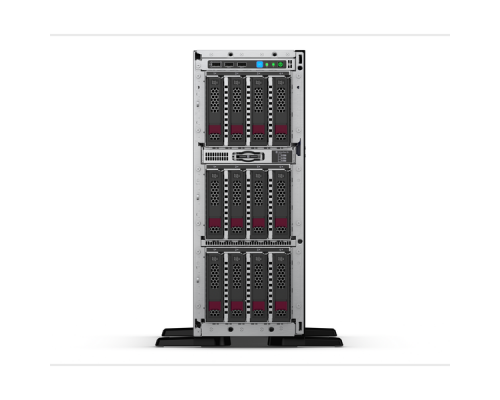 Сервер HPE ML350 Gen10, 1(up2)x 3206R Xeon-B 8C 1.9GHz, 1x16GB-R DDR4, S100i/ZM (RAID 0,1,5,10) noHDD (4/12 LFF 3.5'' HP) 1x500W (up2), 4x1Gb/s, noDVD, iLO5, Tower-4U, 3-3-3