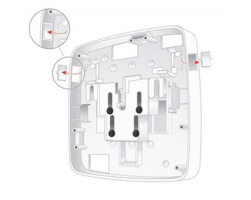 Кронштейн HPE AP-220-MNT-W3 Low Prof Secure AP Mnt Kit