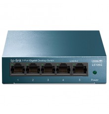 Коммутатор 5 ports Giga Unmanagement switch, 5 10/100/1000Mbps RJ-45 ports, metal shell, desktop and wall mountable, plug and play, support 802.1p QoS, power saving                                                                                      