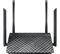 Беспроводной  маршрутизатор Asus RT-AC1200 10/100BASE-TX черный (Dual Band)                                                                                                                                                                               