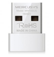 Адаптер Mercusys MW150US N150 Nano Wi-Fi USB-адаптер                                                                                                                                                                                                      