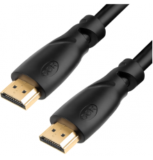 Кабель Greenconnect  20.0m, HDMI версия 2.0, HDR, Ultra HD 4K60 Hz/ 5K30Hz, 3D, Ethernet 18.0 Гбит/с, OD8.0mm, 28/26 AWG, черный                                                                                                                          