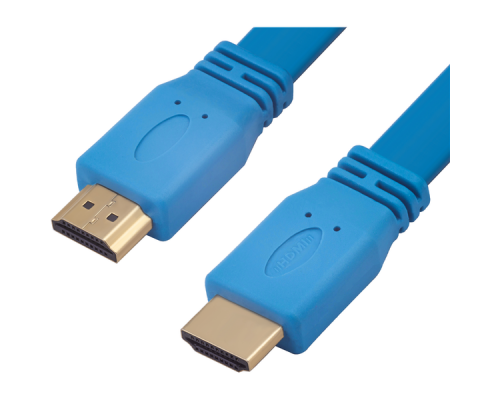 Кабель Greenconnect  1.5m HDMI версия 1.4, плоский, GCR-50770