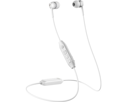 Наушники беспроводные Sennheiser/ Bluetooth 5.0 внутриканальные 17-20000Гц 112дБ микрофон, до 10 часов работы, чехол, сменные амбюшуры, белые, 508383