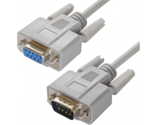 Удлинитель Greenconnect 0-модемный COM RS-232 1.8м GCR-DB903-1.8m 9M AM / 9F AF, пакет