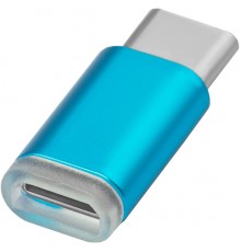 Переходник Greenconnect  USB Type C на micro USB 2.0, M/F, Greenconnect, голубой, GCR-UC3U2MF-BL                                                                                                                                                          