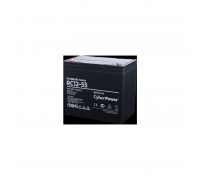 Аккумулятор сменный Battery CyberPower Standart series RС 12-55, voltage 12V, capacity (discharge 20 h) 55Ah, max. discharge current (5 sec) 500A, max. charge current 15A, lead-acid type AGM, terminals under bolt M6, LxWxH 230x138x205mm., full height