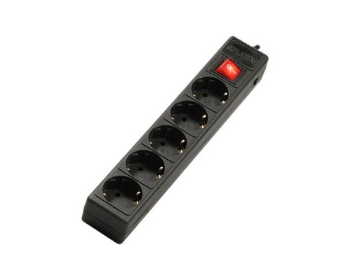 Сетевой фильтр Surge Protector SVEN Optima Base 5,0 m (5 sockets) Black