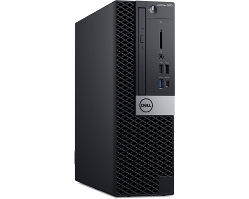 Неттоп Dell Optiplex 7070 SFF Intel Core i7 9700(3Ghz)/8192Mb/1000+256SSDGb/DVDrw/Ext:AMD Radeon RX 550(4096Mb)/war 3y/black/W10Pro