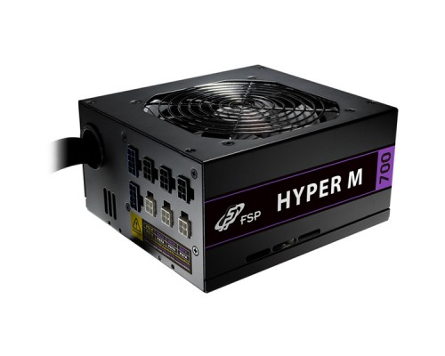 Блок питания FSP HYPER M 700, ATX, 120mm, 9xSATA, 4xPCI-E(6+2), APFC, 85+ BRONZE, BOX