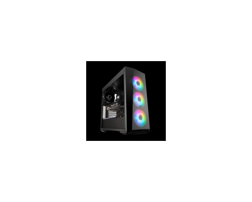 Корпус Cooler Master MasterBox 5 Lite RGB, USB 3.0 x 2, 1xFan, 3x120mm ARGB Fan, Black, Splitter cable + Controller, ATX, w/o PSU