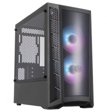 Корпус Cooler Master MasterBox MB320L, 2xUSB3.0, 2x120 ARGB Fan, w/o PSU, Black, mATX                                                                                                                                                                     