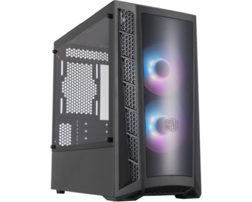 Корпус Cooler Master MasterBox MB320L, 2xUSB3.0, 2x120 ARGB Fan, w/o PSU, Black, mATX