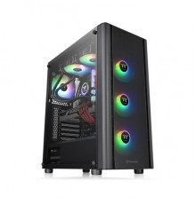 Корпус Thermaltake Case V250 TG ARGB/Black/Win/SPCC/Tempered Glass*1/120mm Addressable RGB Fans*3 + 120mm Standard Fan*1/MB Sync                                                                                                                          