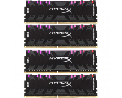 Оперативная память Kingston 32GB 3000MHz DDR4 CL15 DIMM (Kit of 4) XMP HyperX Predator RGB