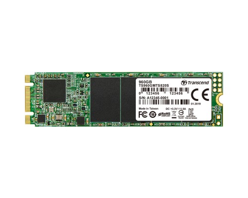 Накопитель Transcend 960GB, M.2 2280 SSD, SATA3, TLC