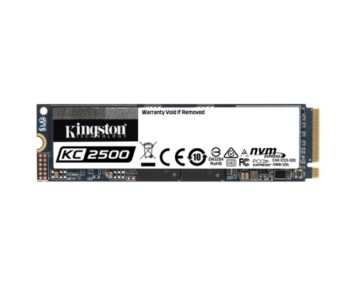 Накопитель Kingston 1000GB KC2500 M.2 2280 NVMe R/W 3500/2900MB/s IOPs 375 000/300 000, 600TBW