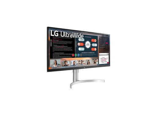 Монитор жидкокристаллический LG Монитор LCD 34'' [21:9] 2560х1080(UW-UXGA) IPS, nonGLARE, 400cd/m2, H178°/V178°, 1000:1, 16.7M, 5ms, 2xHDMI, DP, Height adj, Tilt, Speakers, Audio out, 2Y, White