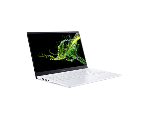 Ноутбук Acer SF514-54GT-73RB Swift 5  14.0'' FHD(1920x1080) IPS/TOUCH/Intel Core i7-1065G7 1.30GHz Quad/16 GB+512GB SSD/GF MX350 2 GB/WiFi/BT5.0/1.0MP/Fingerprint/3cell/0.99kg/W10/1Y/WHITE