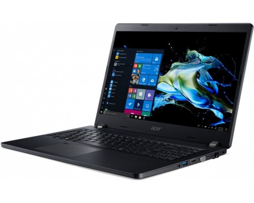 Ноутбук Acer TMP215-52-32WA TravelMate  15.6'' FHD(1920x1080) nonGLARE/Intel Core i3-10110U 2.10GHz Dual/4 GB+256GB SSD/Integrated/WiFi/BT5.0/1 MP/SD,SDXC,SDHC/Fingerprint/3cell/1,8 kg/noOS/3Y/BLACK