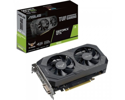 Видеокарта TUF-GTX1650-O4GD6-GAMING /GTX1650,DVI,HDMI,DP,4G,D6 RTL