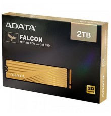 Накопитель SSD. M.2 2280 2TB ADATA FALCON Client SSD AFALCON-2T-C PCIe Gen3x4 with NVMe, 3000/1400, IOPS 180/180K, MTBF 1.8M, 3D TLC, 1200TBW, 0.329DWPD, RTL (776040)                                                                                    