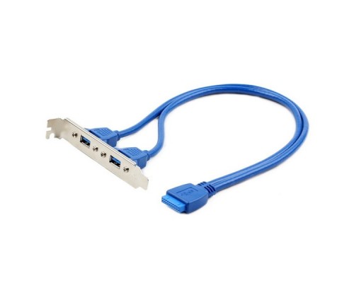 Планка с USB-разъемом Dual port USB 3.0 Cable with bracket Advantech  1700028292-01