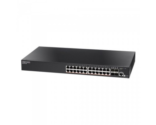 Коммутатор ECS2100-28P Edge-corE 24 ports 10/100/1000Base-T + 4G SFP uplink ports with 24 port PoE (192W) L2 Gigabit Ethernet Switch - Pro Smart