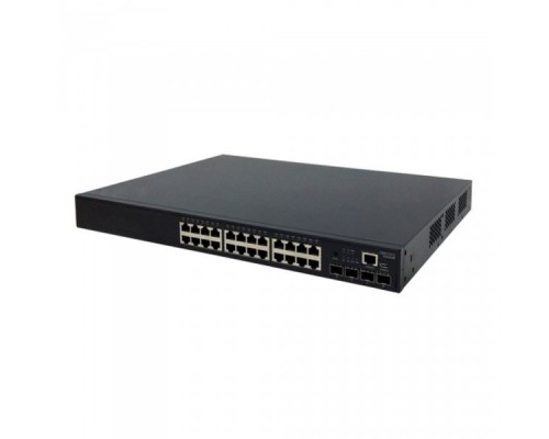 Коммутатор ECS4120-28P Edge-corE 24 x GE PoE+ + 4 x 10G SFP+ ports L2+ Switch, PoE Budget max 400W