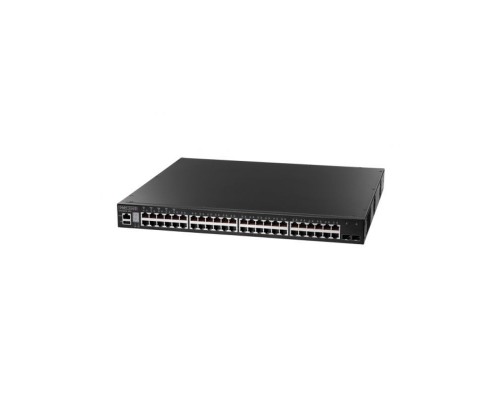Коммутатор 48 x GE + 2 x 10G SFP+ ports + 1 x expansion slot (for dual 10G SFP+ ports) L3 Stackable Switch, w/ 1 x RJ45 console port, 1 x USB type A storage port, RPU connector, Stack up to 4 units,PoE Budget max. 780W Edge-corE ECS4620-52P