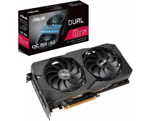 Видеокарта ASUS DUAL-RX5500XT-O4G-EVO /RX5500XT,HDMI,DP*3,4G,D6 RTL