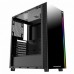 Корпус компьютерный Poseidon  EN42272 ATX, USB3.0x2, USB2.0x2, Front & LeftTempered Glass, Front Rainbow LED Stripe, CY120Fansx4 (Fx3 & Rx1)