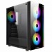 Корпус компьютерный Poseidon  EN42272 ATX, USB3.0x2, USB2.0x2, Front & LeftTempered Glass, Front Rainbow LED Stripe, CY120Fansx4 (Fx3 & Rx1)