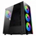 Корпус компьютерный Poseidon  EN42272 ATX, USB3.0x2, USB2.0x2, Front & LeftTempered Glass, Front Rainbow LED Stripe, CY120Fansx4 (Fx3 & Rx1)