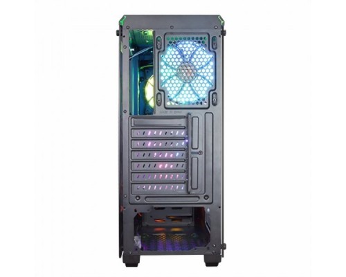 Корпус компьютерный ASTRO Gunmetal Grey EN42401 ATX, 1x USB3.0, 2x USB2.0, 3xTG (Front, Left & Right), CX120 RGB (Fx3 & Rx1)