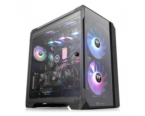 Корпус компьютерный View 51 TG ARGB CA-1Q6-00M1WN-00 Black/Win/SPCC/Tempered Glass*3/200mm ARGB Fan*2 + 120mm ARGB Fan*1/MB Sync (523868)