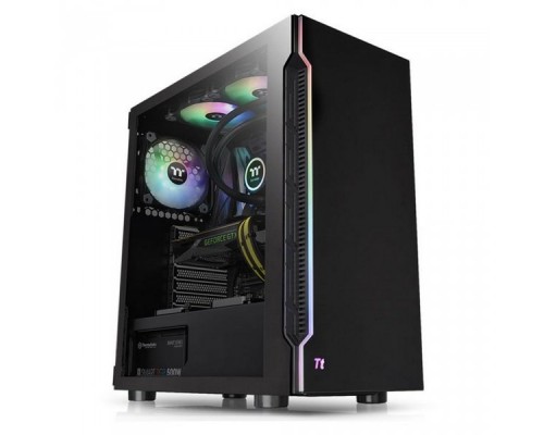 Корпус компьютерный H200 TG CA-1M3-00M1WN-00 RGB/Black/Win/SPCC/Tempered Glass*1/120mm Standard fan *1 (521529)