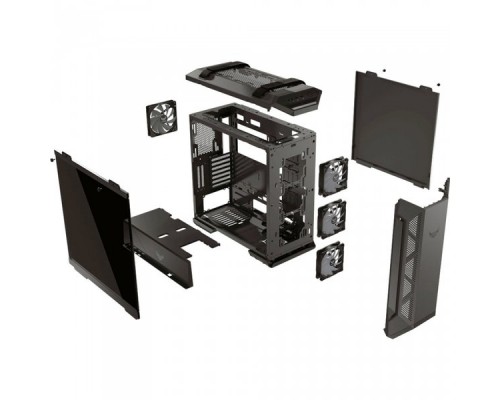 Корпус компьютерный GT301/BLK/ARGB FAN GT301 TUF GAMING CASE/BLK/ARGB FAN//