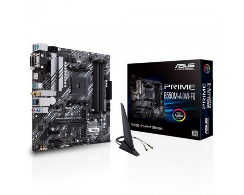 Материнская плата ASUS PRIME B550M-A (WI-FI) /AM4,B550,DUAL M.2,HDMI,AURA,MB RTL