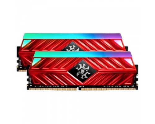 Модуль памяти 32GB ADATA DDR4 2666 DIMM XPG SPECTRIX D41 RGB Red Gaming Memory AX4U2666716G16-DR41 Non-ECC, CL16, 1.35V, 2048x8, Kit (2x16GB), RTL (777900)