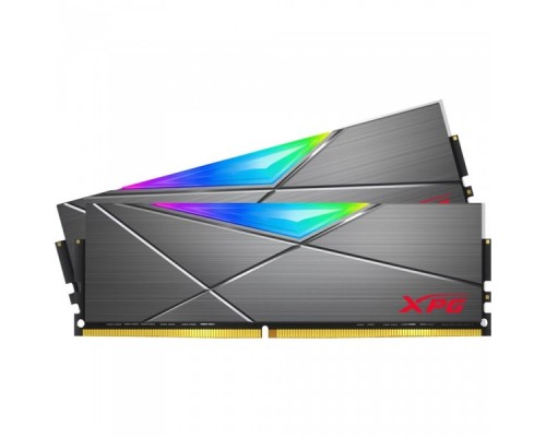 Модуль памяти 32GB ADATA DDR4 3000 DIMM XPG SPECTRIX D50 RGB Grey Gaming Memory AX4U3000716G16A-DT50 Non-ECC, CL16, 1.35V, 2048x8, Kit (2x16GB), RTL (778181)