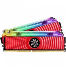Модуль памяти 32GB ADATA DDR4 3200 DIMM XPG SPECTRIX D80 RGB Red Gaming Memory AX4U3200316G16A-DR80 Non-ECC, CL16, 1.35V, 1024x8, Kit (2x16GB), RTL (775135)                                                                                              