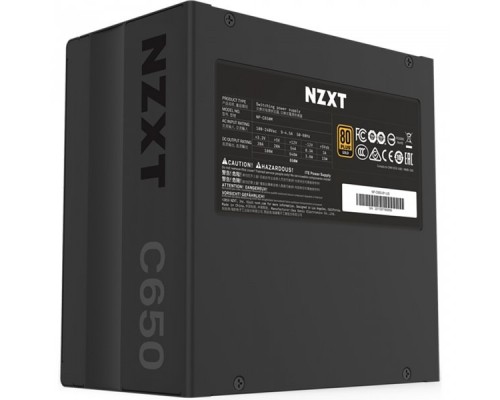 Блок питания NZXT C Series C650 - 650W ATX modular PSU, 80 PLUS Gold (EU)