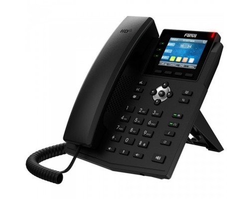 Телефон IP X3U Fanvil IP телефон 6 линий, цветной экран 2.8