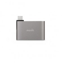 Адаптер-переходник Moshi USB-C to Dual USB-A Adapter - Titanium Gray                                                                                                                                                                                      