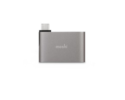 Адаптер-переходник Moshi USB-C to Dual USB-A Adapter - Titanium Gray