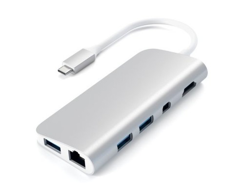 Адаптер-разветвитель Satechi Aluminum Type-C Multimedia Adapter