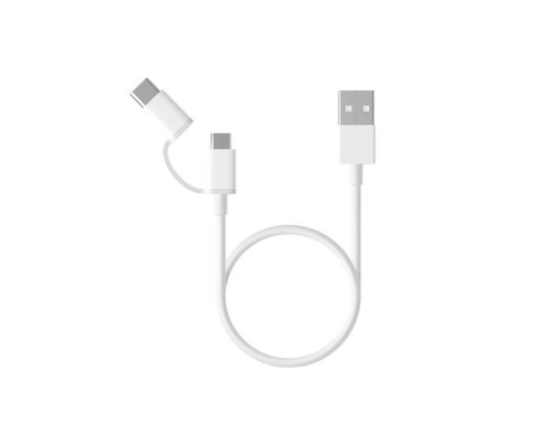 Кабель интерфейсный Xiaomi Mi 2-in-1 USB Cable Micro-USB to Type-C SJV4083TY