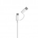 Кабель интерфейсный Xiaomi Mi 2-in-1 USB Cable Micro-USB to Type-C SJV4083TY