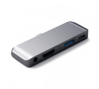Адаптер Satechi Aluminum Type-C Mobile Pro Hub Adapter ST-TCMPHM                                                                                                                                                                                          